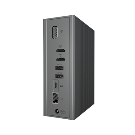 Raidsonic | Icy Box | IB-DK2262AC DockingStation | Stacja dokująca | Porty Ethernet LAN (RJ-45) 1 | Porty VGA (D-Sub) 1 | Porty Raidsonic | Icy Box | IB-DK2262AC DockingStation | Stacja dokująca | Porty Ethernet LAN (RJ-45) 1 | Porty VGA (D-Sub) 1 | Porty