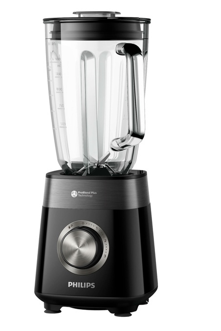 Blender Philips | HR3030/00 | Tabletop | 1200 W | Materiał słoika Szkło | Pojemność słoika 2 L | Kruszenie lodu | Czarny Blender Philips | HR3030/00 | Tabletop | 1200 W | Materiał słoika Szkło | Pojemność słoika 2 L | Kruszenie lodu | Czarny