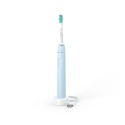 Szczoteczka elektryczna Philips Sonicare HX3651/12 w kolorze jasnoniebieskim - Ładowana, przeznaczona dla dorosłych. W zestawie 