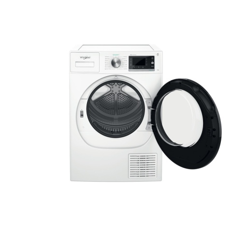 Whirlpool Dryer Machine with Heat Pump | W6 D84WB EE | Energy efficiency class A+++ | Front loading | 8 kg | LCD | Depth 65.6 cm Whirlpool Dryer Machine with Heat Pump | W6 D84WB EE | Energy efficiency class A+++ | Front loading | 8 kg | LCD | Depth 65.6 cm