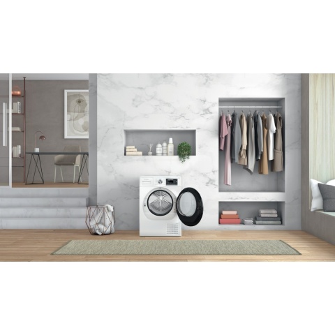 Whirlpool Dryer Machine with Heat Pump | W6 D84WB EE | Energy efficiency class A+++ | Front loading | 8 kg | LCD | Depth 65.6 cm Whirlpool Dryer Machine with Heat Pump | W6 D84WB EE | Energy efficiency class A+++ | Front loading | 8 kg | LCD | Depth 65.6 cm