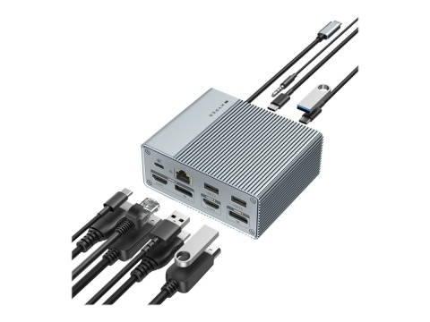 Stacja dokująca USB-C HyperDrive GEN2 12 w 1 | Porty Ethernet LAN (RJ-45) 1 | Ilość portów HDMI 2 Stacja dokująca USB-C HyperDrive GEN2 12 w 1 | Porty Ethernet LAN (RJ-45) 1 | Ilość portów HDMI 2
