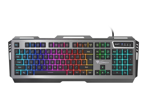 Genesis | Rhod 420 | Klawiatura dla graczy | Przewodowa | Podświetlenie LED RGB | USA | 1,6 m | Czarna Genesis | Rhod 420 | Klawiatura dla graczy | Przewodowa | Podświetlenie LED RGB | USA | 1,6 m | Czarna