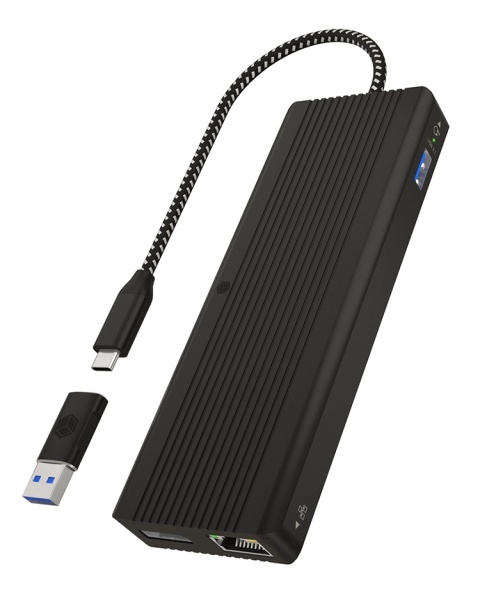 Raidsonic | Stacja dokująca Icy Box 9-w-1 USB Type-C i Type-A z podwójnym wyjściem wideo | IB-DK4080AC | Stacja dokująca | Porty Raidsonic | Stacja dokująca Icy Box 9-w-1 USB Type-C i Type-A z podwójnym wyjściem wideo | IB-DK4080AC | Stacja dokująca | Porty