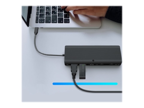 Raidsonic | Stacja dokująca Icy Box 9-w-1 USB Type-C i Type-A z podwójnym wyjściem wideo | IB-DK4080AC | Stacja dokująca | Porty Raidsonic | Stacja dokująca Icy Box 9-w-1 USB Type-C i Type-A z podwójnym wyjściem wideo | IB-DK4080AC | Stacja dokująca | Porty