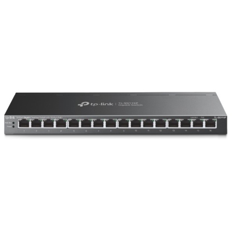 TP-LINK TL-SG116P 16-portowy gigabitowy przełącznik biurkowy z 16 portami PoE+ | TP-LINK | 16-portowy gigabitowy przełącznik biu TP-LINK TL-SG116P 16-portowy gigabitowy przełącznik biurkowy z 16 portami PoE+ | TP-LINK | 16-portowy gigabitowy przełącznik biu