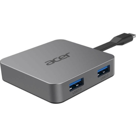 Acer | Stacja dokująca 4w1 | Stacja dokująca | Porty USB 3.0 (3.1 Gen 1) Type-C w ilości 1 | Porty USB 3.0 (3.1 Gen 1) w ilości Acer | Stacja dokująca 4w1 | Stacja dokująca | Porty USB 3.0 (3.1 Gen 1) Type-C w ilości 1 | Porty USB 3.0 (3.1 Gen 1) w ilości