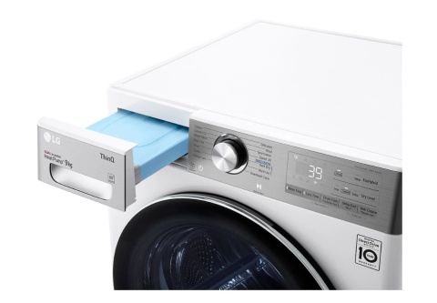 LG | Suszarka | RH90V9AV2QR | Klasa efektywności energetycznej A+++ | Ładowana od przodu | 9 kg | LED | Głębokość 69 cm | Wi-Fi LG | Suszarka | RH90V9AV2QR | Klasa efektywności energetycznej A+++ | Ładowana od przodu | 9 kg | LED | Głębokość 69 cm | Wi-Fi