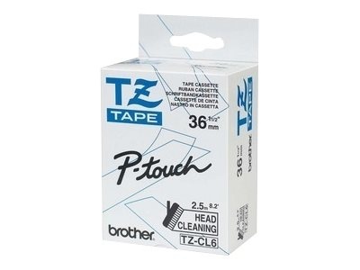 Kaseta z taśmą Brother TZe-CL6 36 mm (czyszczenie głowicy) | TZe Kaseta z taśmą Brother TZe-CL6 36 mm (czyszczenie głowicy) | TZe