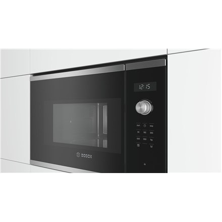 Bosch | BFL554MS0 | Kuchenka mikrofalowa | Do zabudowy | 31,5 L | 900 W | Stal nierdzewna Bosch | BFL554MS0 | Kuchenka mikrofalowa | Do zabudowy | 31,5 L | 900 W | Stal nierdzewna