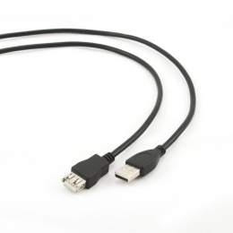 Cablexpert | USB extension cable | Male | 4 pin USB Type A | Female | Black | 4 pin USB Type A | 1.8 m