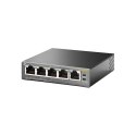 TP-LINK | Switch | TL-SG1005P | Niezarządzalny | Desktop | Porty 1 Gb/s (RJ-45) w liczbie 5 | Porty PoE w liczbie 4 | Typ zasila