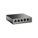 TP-LINK | Switch | TL-SG1005P | Niezarządzalny | Desktop | Porty 1 Gb/s (RJ-45) w liczbie 5 | Porty PoE w liczbie 4 | Typ zasila