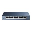 TP-LINK | Switch | TL-SG108 | Niezarządzalny | Desktop | 1 Gb/s (RJ-45) ilość portów 8 | Typ zasilania Zewnętrzny | 36 miesięcy