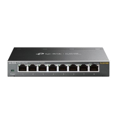 TP-LINK | Switch | TL-SG108E | Web managed | Wall mountable | 1 Gbps (RJ-45) ports quantity 8 | SFP ports quantity | Power suppl